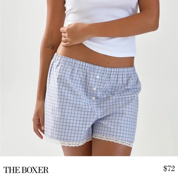 Like New Cou Cou Intimates The Boxer in cotton Poplin. - Picture 6 of 13